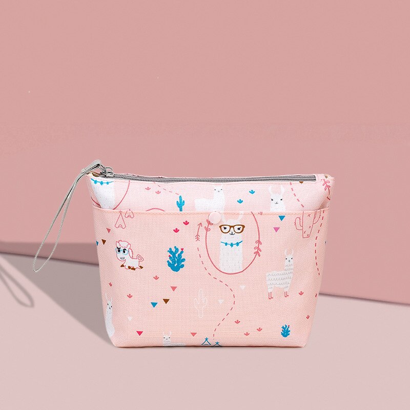 Baby Windel Tasche Neugeborenen Windel Tasche Pflege Organizer Tragbare Wasserdichte murmeln Kleinkind Tasche Lagerung Korb Bosmetic Tasche: 2