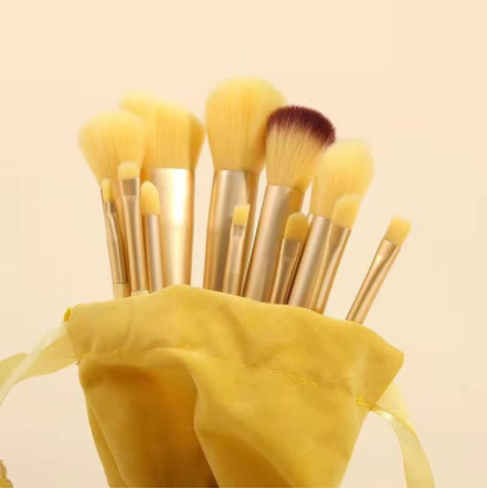 13- -pack sminkborsteset mjuk päls skönhet highlighter foundation concealer mångsidigt sminkverktyg