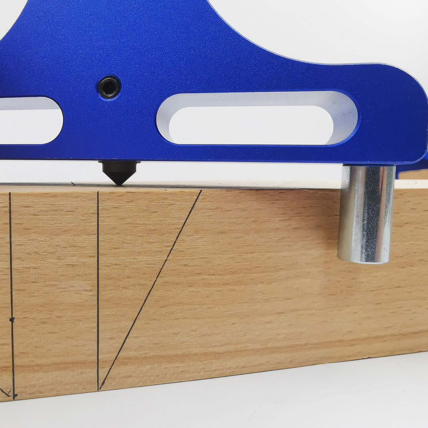 Mini 95mm Center Finder Line Scriber Center Marking Gauge Aluminum Alloy Center Scribe Marking Tool For Woodworking
