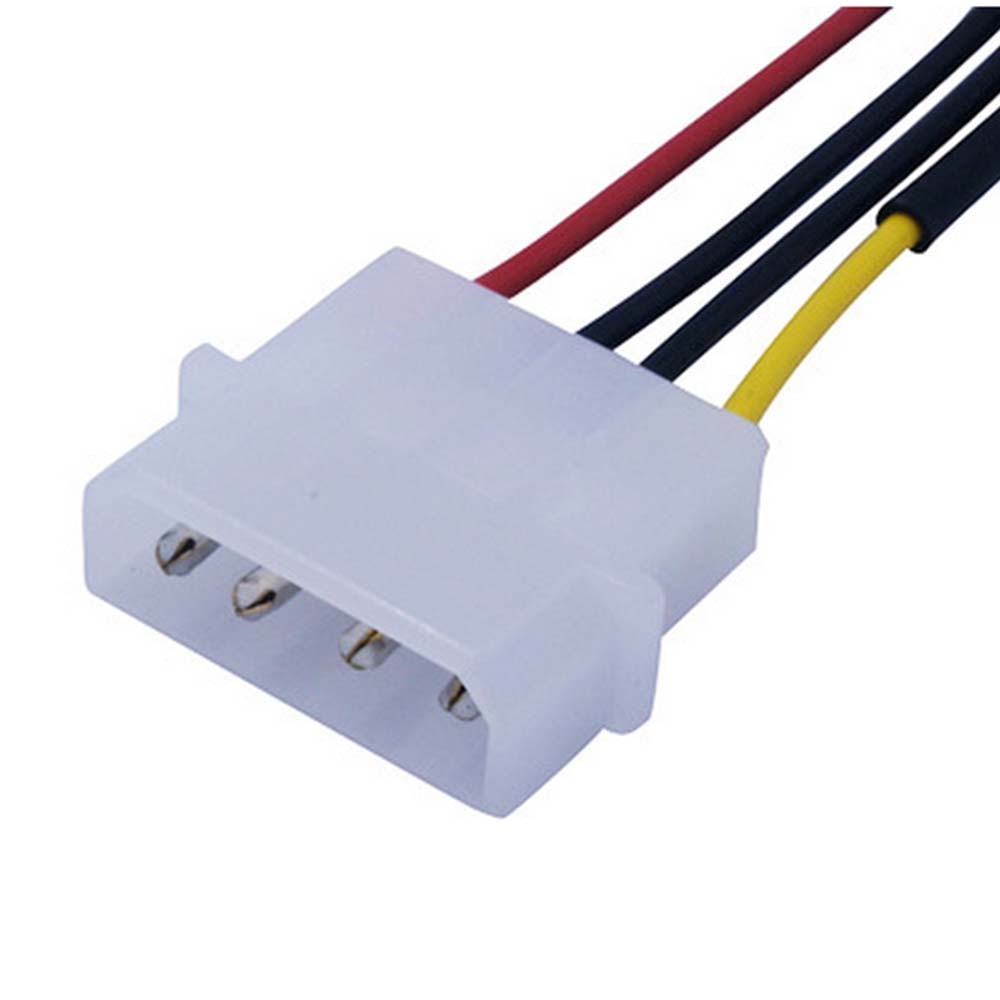 4-Pin Molex Computer PC Case Fan Speed Reducer Low Noise Extension cord Adaptor Adaptor