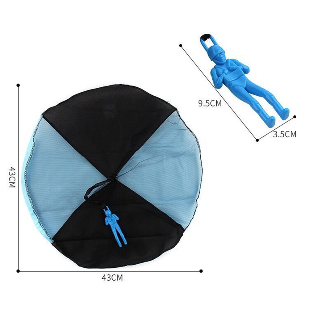 Assemblato Costruzione di Modello kit Strumento di mini A Mano di Lancio Ombrello Giocattolo Gioco Da Esterni Giocare Educativo Soldato Paracadute