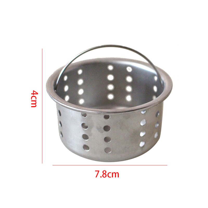 Stainless Steel Kitchen Sink Strainer Stopper Waste Plug Sink Filter Bathroom Hair Catcher Drains Bathroom Shower Drain