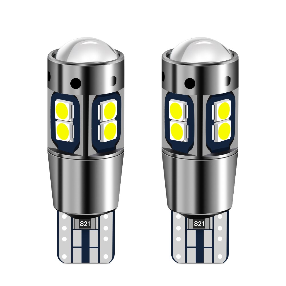 2 uds T10 W5W bombillas LED Interior del coche luz de estacionamiento para peugeot 206, 207, 208, 307, 308, 407, 408, para citroen c4 c5 c3 C4L