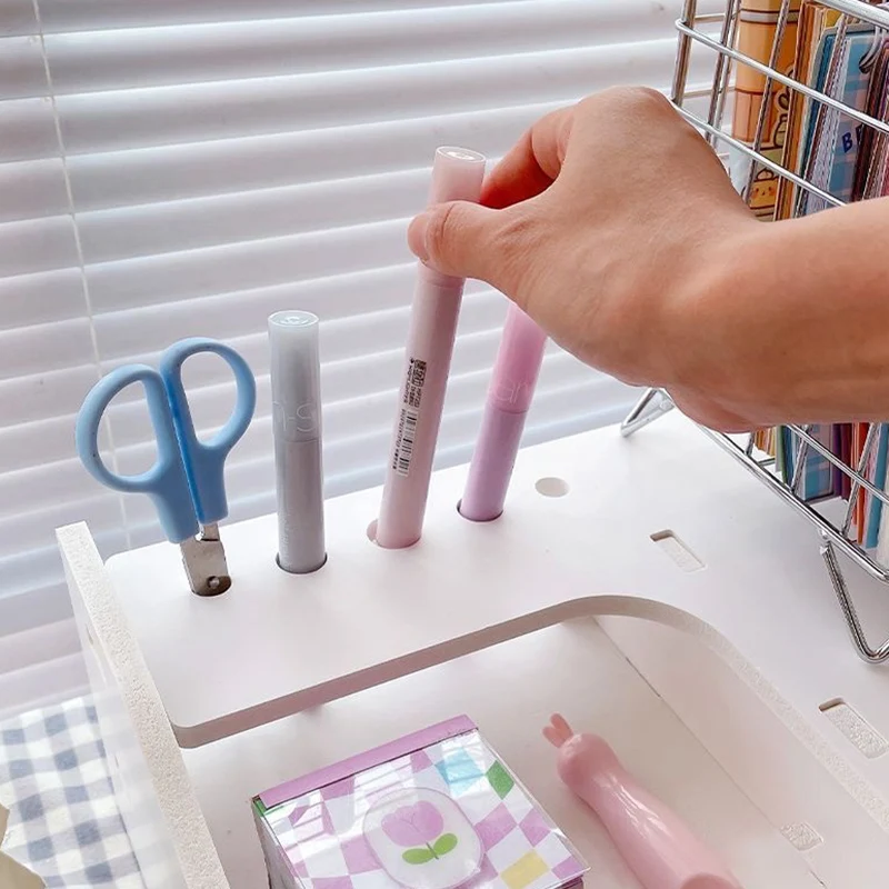 Skrivbordsstativ med låda och bildskärmsstativ för kontorsstudentskrivbord förvaringshylla i trä förhöjt stativ för dator och bärbar dator