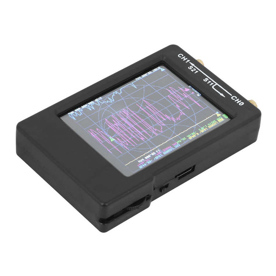 Vector Analyzer 10KHz ‑ 1.5GHz Portable Hand‑Held Analyzer Kit 2.8 Inch TFT Display Built-in 600mAh Battery VNA Measurement