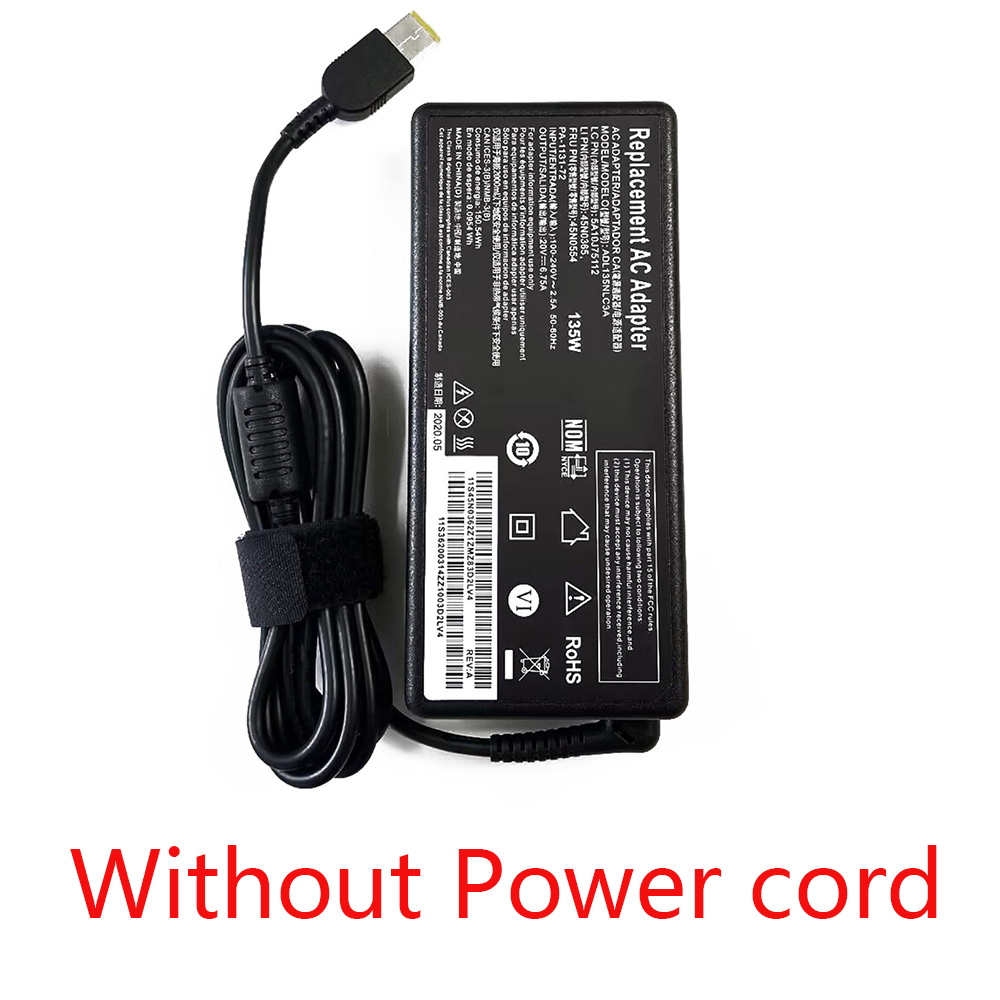 20V 6.75A 135W Laptop Ac Adapter Charger for Lenovo Legion Y520 Y520-15IKB Y520-15IKBN Y520-15IKBA Y530 Y530-15ICH Y7000P: PURPLE