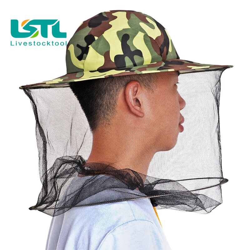 Biavler beskyttende hat mesh hat-slør anti bi hat biavl hat hat bug maske bi tøj
