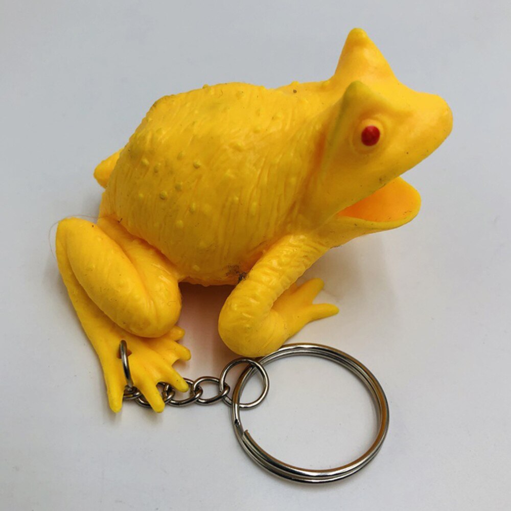 3pcs Vomiting Frogs Simulation Horrific Squeeze Artifical Tricky Props Venting Decompression Toys for Men