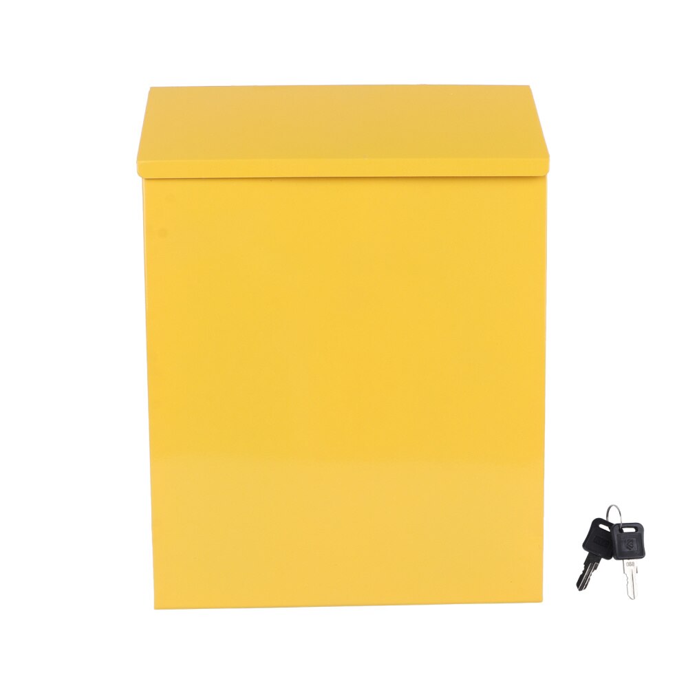 1pc Exquisite Exquisite Letter Storage Box Mail Storage Box Letter Suggestion Case: Yellow