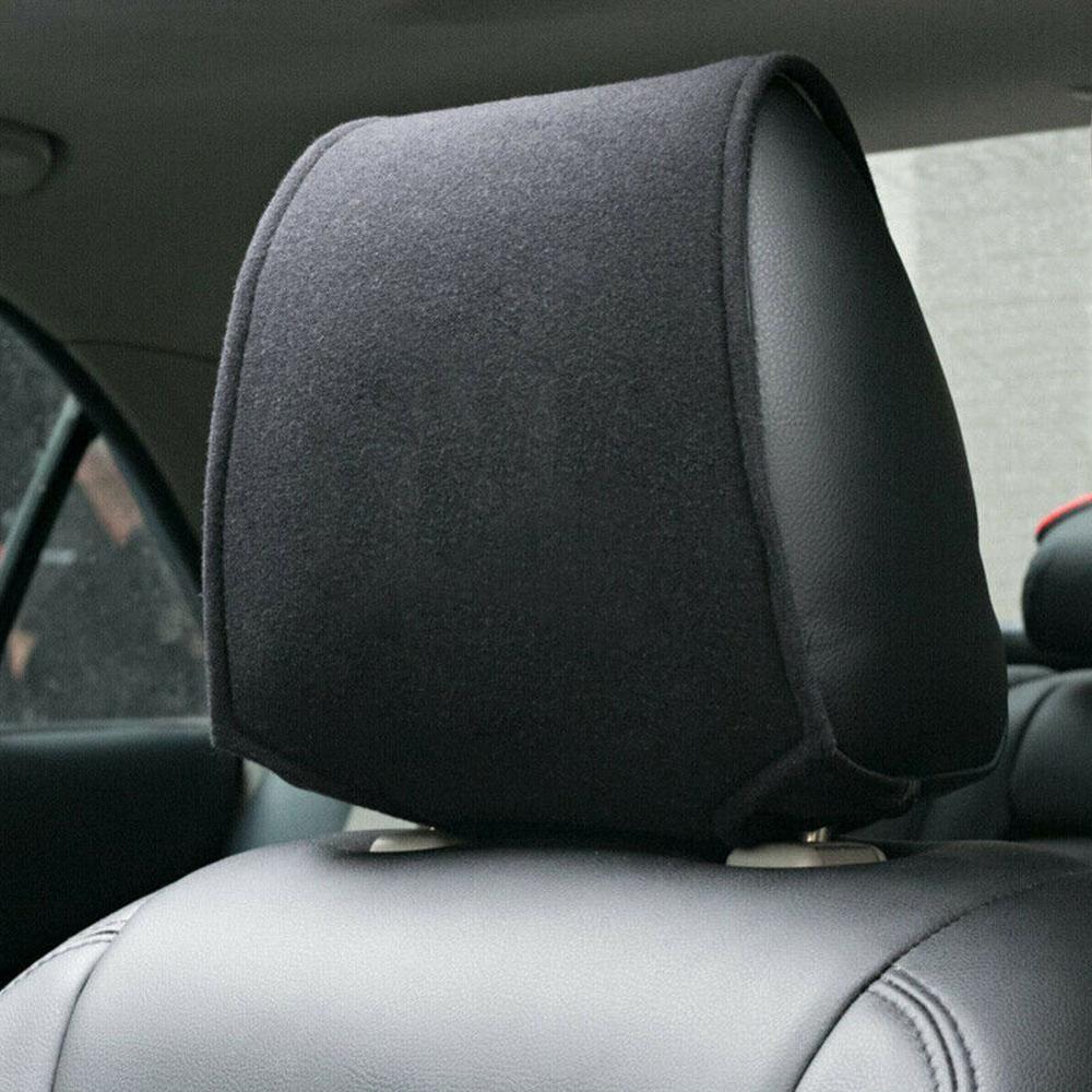 1Pcs Car Seat Terug Hoofdsteun Kussen Stofdicht Cover Katoen Ondersteuning Pad 62x14cm