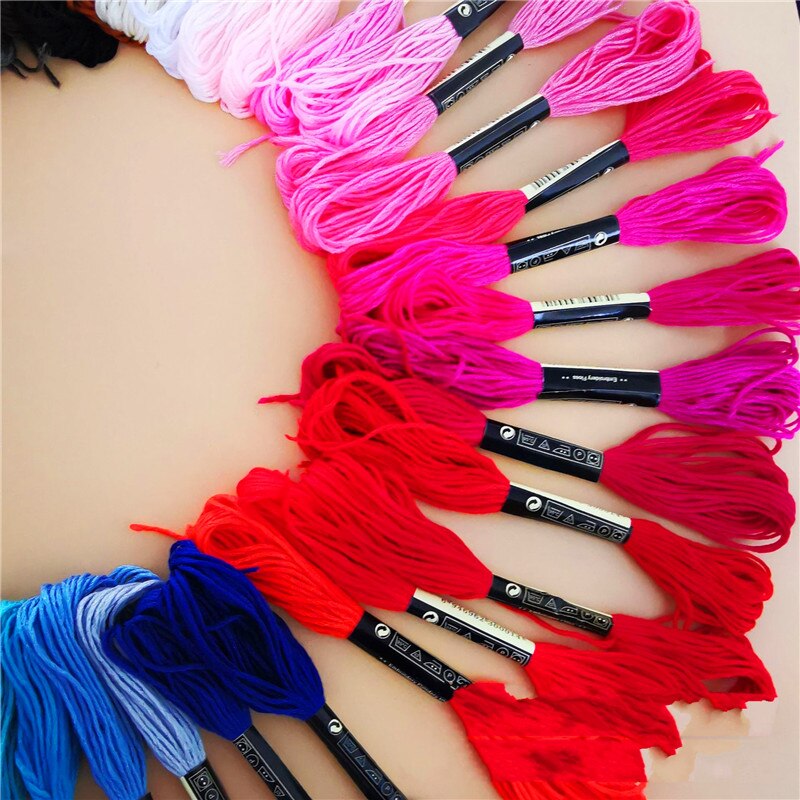 DIY DMCdmc Cross Stitch Cotton Embroidery Thread Colorful Anchor Similar Floss Sewing Skeins Craft Hogard Embroidery Threads