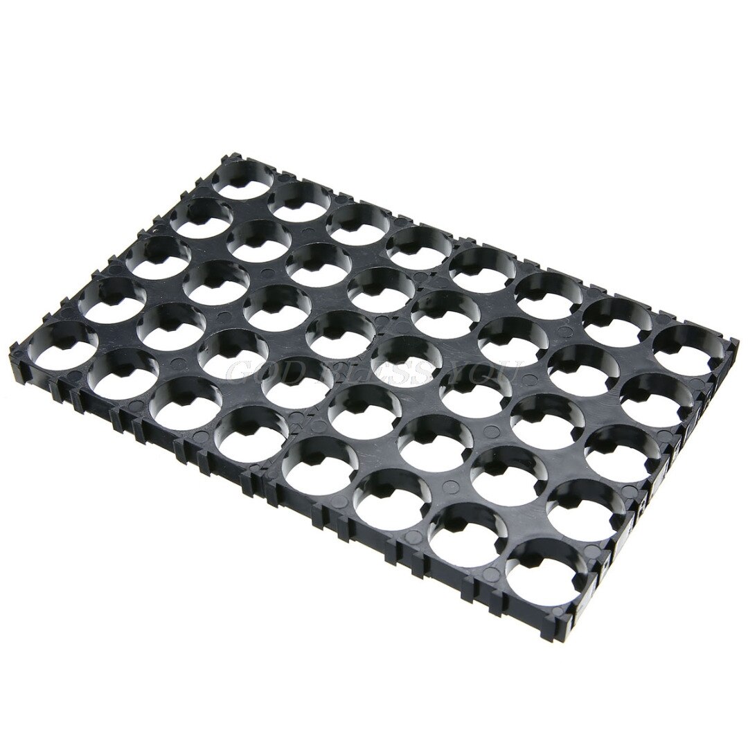 Onsale 10Pcs 4x5 Cell Battery Spacer 18650 Battery Radiating Shell Pack Plastic Heat Holder Bracket