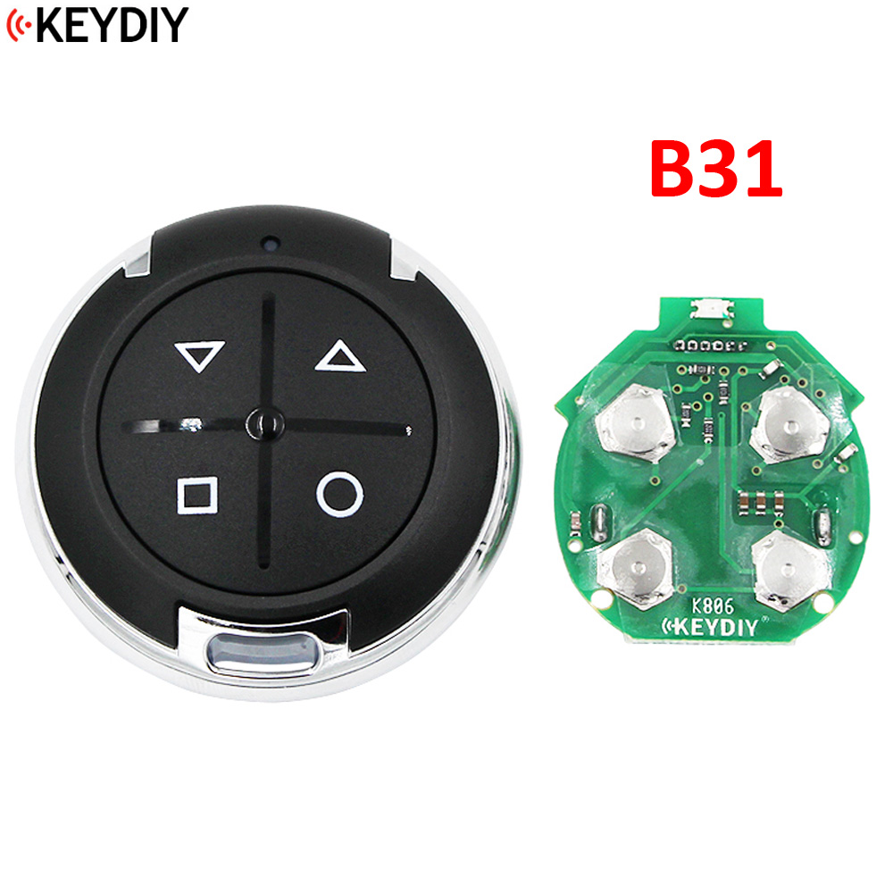 KEYDIY KD B31 B32 4 pulsanti box auto porta KD telecomando generale per KD900 KD900 + KD200 URG200 KD-X2 KD-MAX KD mini a distanza maestro: 1 pulsante