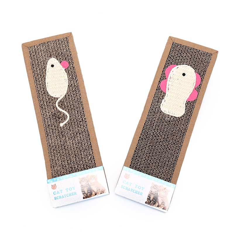 Cat Training Toy Pad Corrugated Scratcher Soft Bed Mat Claws Care Toys Cat Kitten Scratch Board 1PC