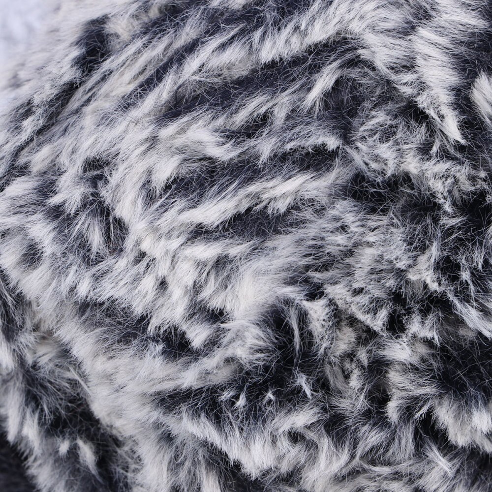 2PCS Imitation Wool Super Soft Fur Yarn Chunky Fluffy Faux Fur Yarn Eyelash Yarn for Crochet Knit (White)