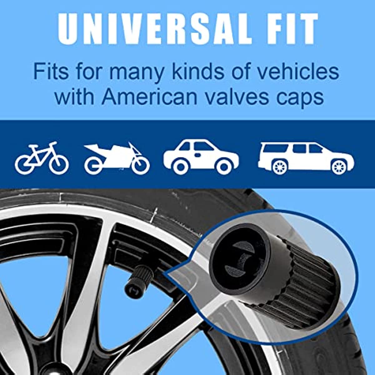 Autonrenkaiden venttiilikannen irrotuskorkki autoon moottoripyörään pyörän venttiilikannen irrotustyökalu renkaan venttiilikannen suojukset venttiilin pölykapselit