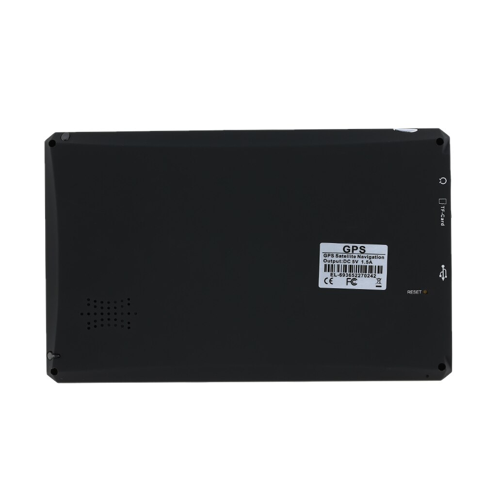 KKmoon 7 "HD pantalla táctil portátil GPS navegador 128MB RAM 4GB ROM FM MP3 Video Play Car sistema de entretenimiento con mapa de Europa