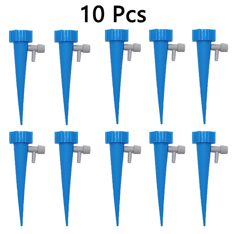5 Stücke/10 stücke Selbst-Bewässerung Bausätze Automatische Tränken Tropf Bewässerung drinnen Pflanze Bewässerung Gerät Anlage Garten Spielereien: 10stck blau
