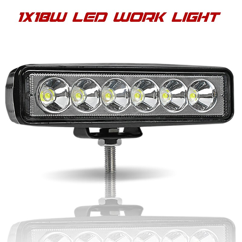 SKYWORLD 15 inch 38cm 90W LED Light Bar with 12V Wiring Harness Kit and Magnetic Holder, Waterproof Fog Light Work Light Work Light LED Light Bar for Offroad Vehicles Car Trucks SUV