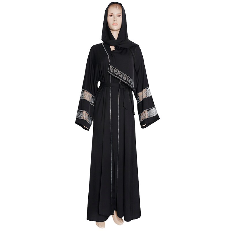MD Abayas para damas vestido Hijab Dubai Turquía musulmán vestido Hijab caftán marroquí piedras brillantes Kimono ropa islámica: abaya