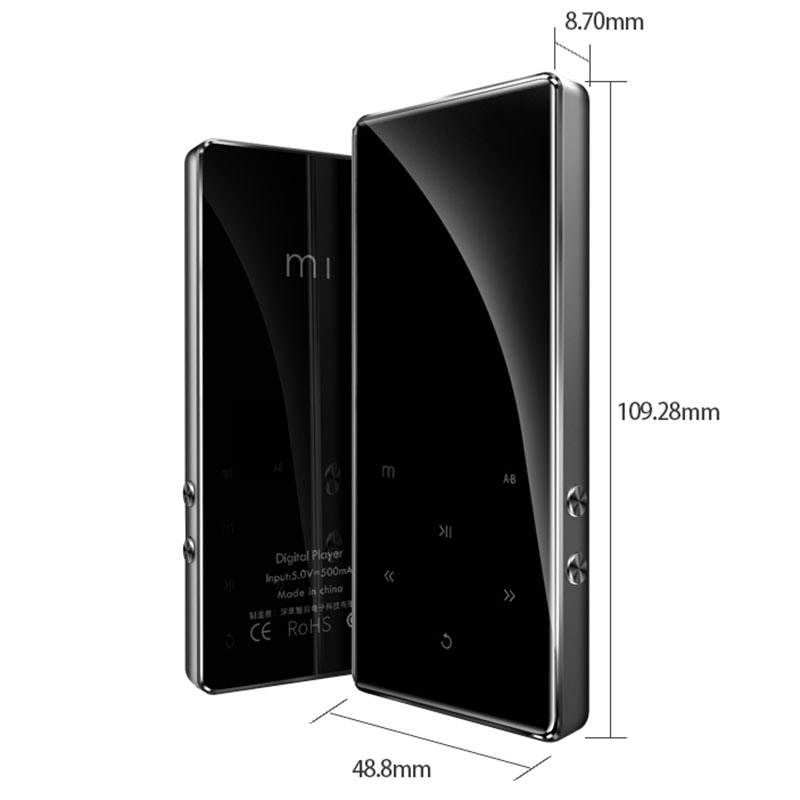 HIFI Lossless MP3 Player FM Video E-book Recorder Clock Function Sport TF expansion to 128G 1.8inch Screen Music Player