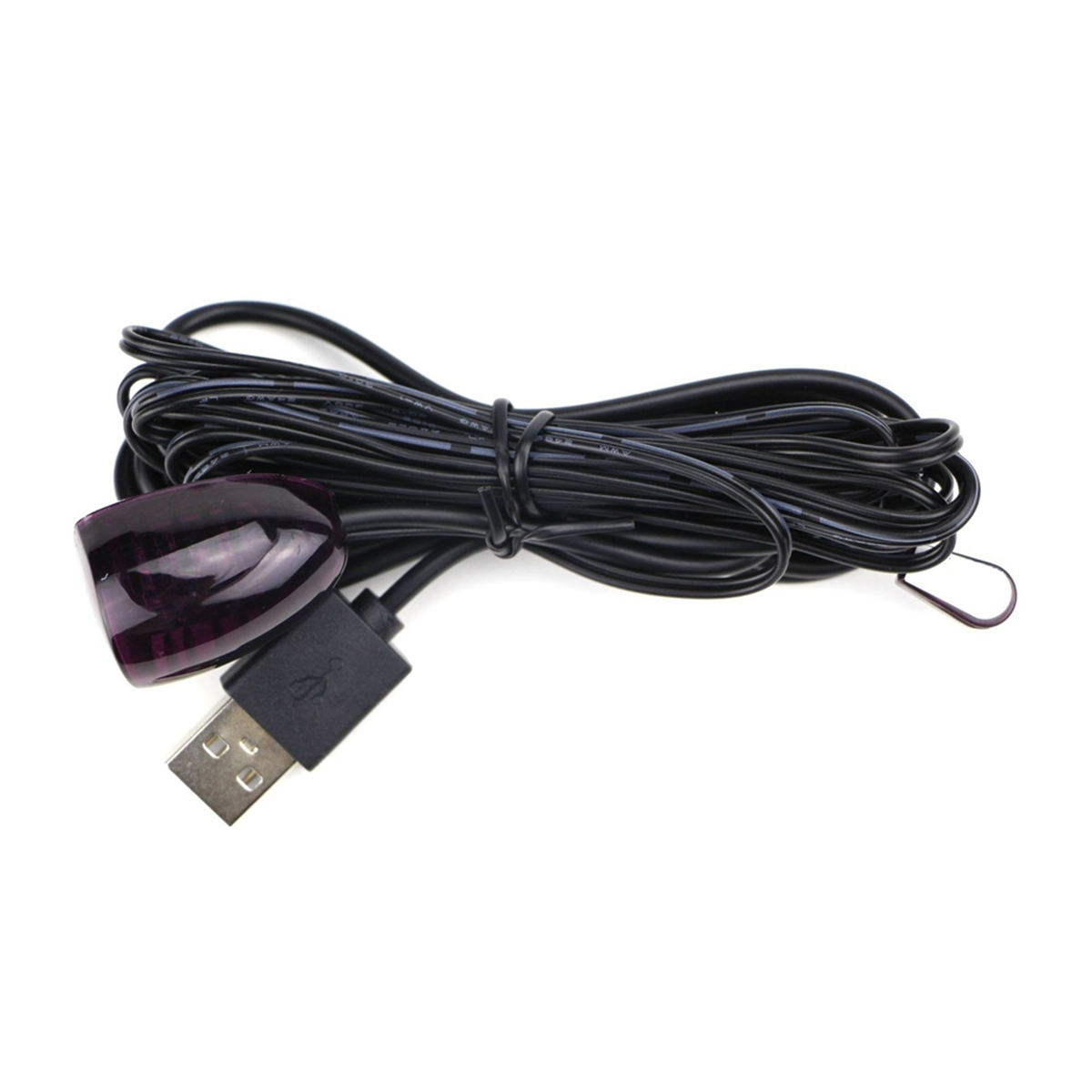 Extensor remoto infrarrojo IR, receptor repetidor, adaptador USB, transmisor, se aplica a dispositivos de Control remoto, 2m con luces