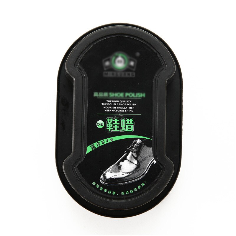 One Shine Double Sided Leather Shoes Brush Shoe Polish Brush Colorless Shoe Wax Brush Shoe Polish Sponge: Default Title