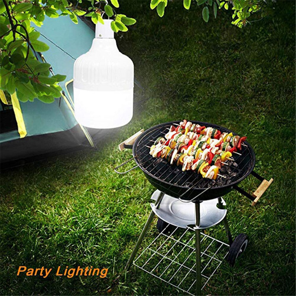 USB Rechargeable Light Bulb For Outdoor Camping 5 Model Dimmable Portable Lanterns Emergency Lights For BBQ Hanging Night Light