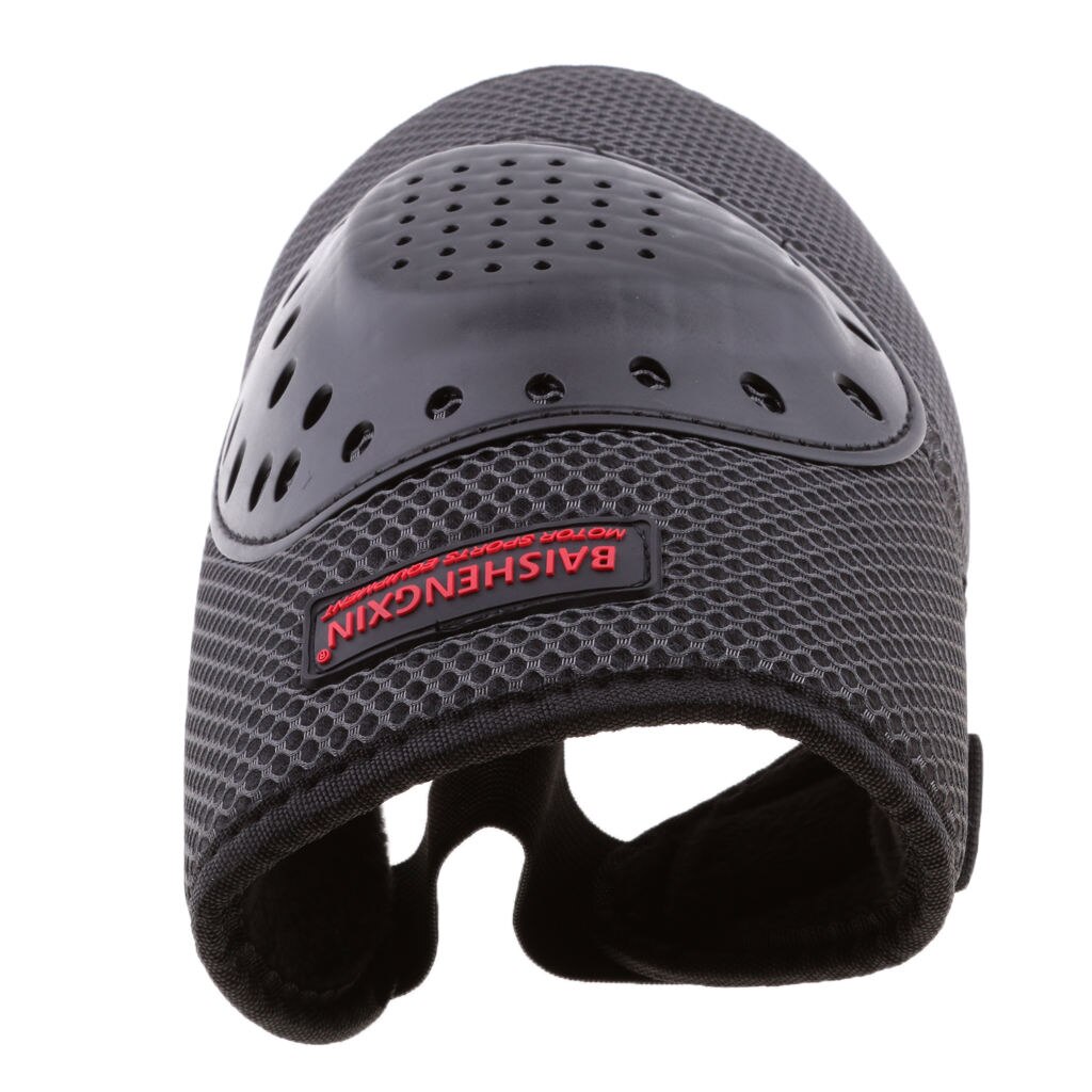 Pair Knee Pads, Adjustable Gear Crashproof Antislip Protective Shin Guards for Motorcycle Mountain Biking