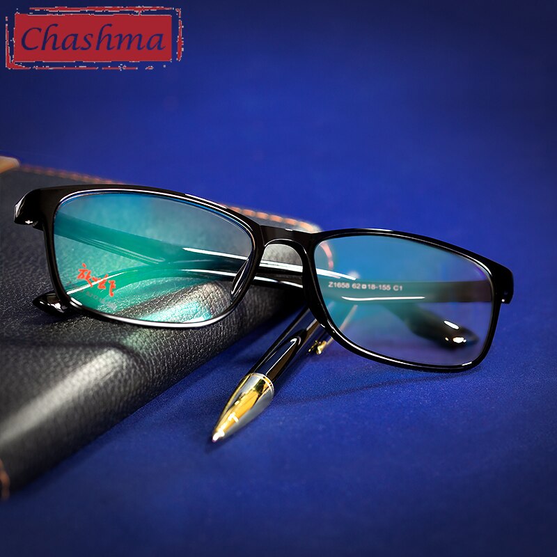 Chashma 158 mm Over Size Men Optical Glasses Frame Wide Face Male Eyeglasses for Big Face TR90 Light Flexible Prescription Glass