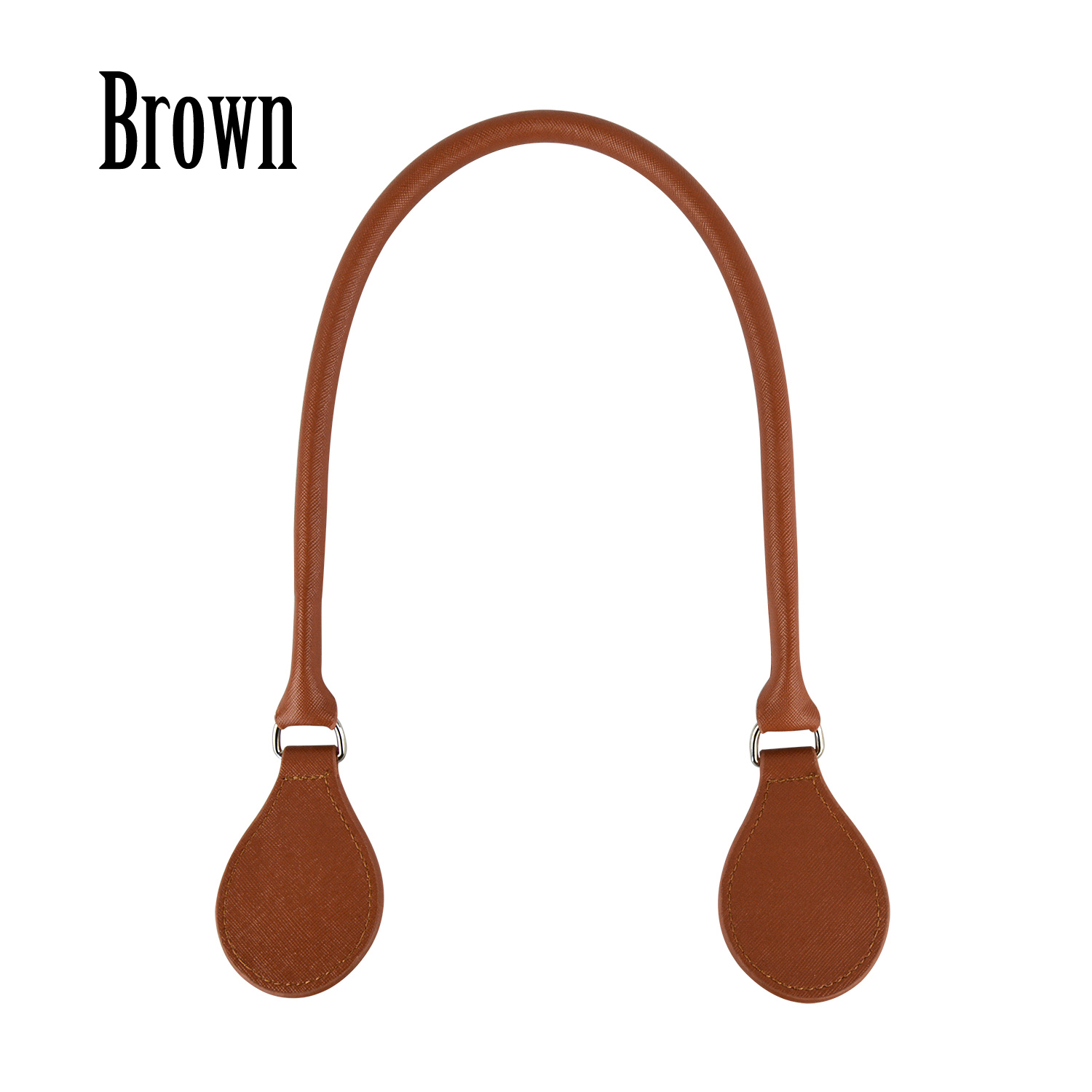 Tanqu Concise Runde Leder 1 Stück Griff mit D Schnalle Tropfen für Klassische Mini Obag Korb Eimer Stadt Chic Frauen handtasche O Tasche: brown