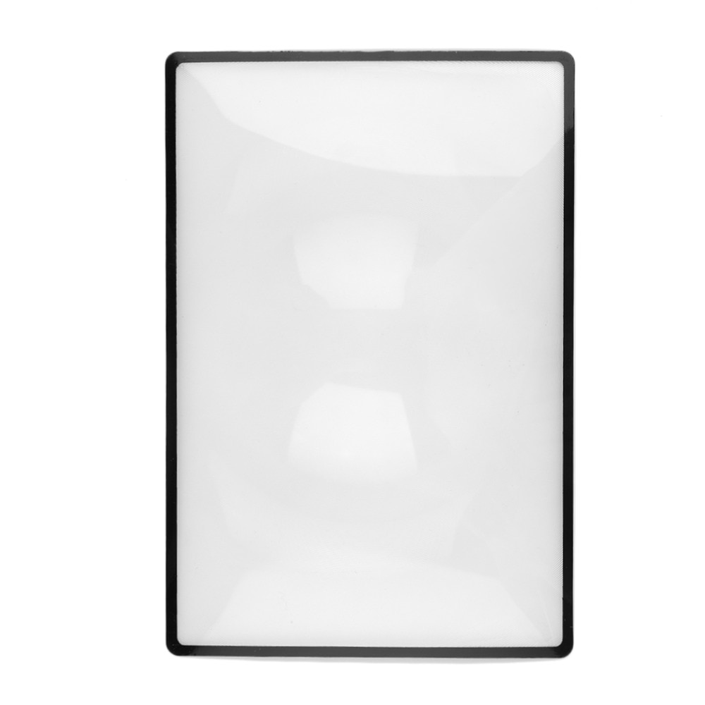 180x120mm A5 Flat PVC Magnifier Sheet X3 Book Page Magnification Magnifying Reading Glass Lens