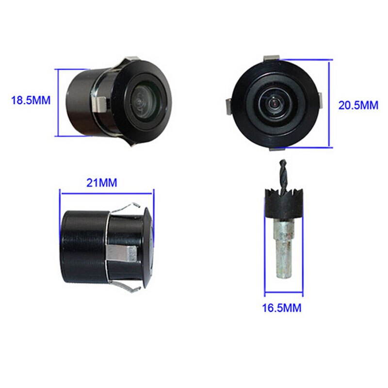 Auto Rückspiegel Monitor für Rückfahrkamera mit Anzeige, Univeral Auto hd 4,3 zoll Unterstützungsrück System Einparkhilfe
