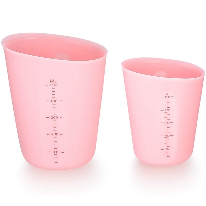 Siliconen Maatbekers Kannen, Mengbekers Met Schaal Duidelijk, Cup Meten Voor Epoxy Hars Gieten Mallen, craft, Lab, Keuken: Default Title