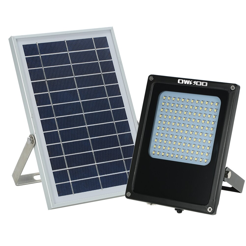 Solar Powered Floodlight 120 LED Solar Lights IP65 Waterproof Outdoor Security Lights for Home, Garden, Lawn