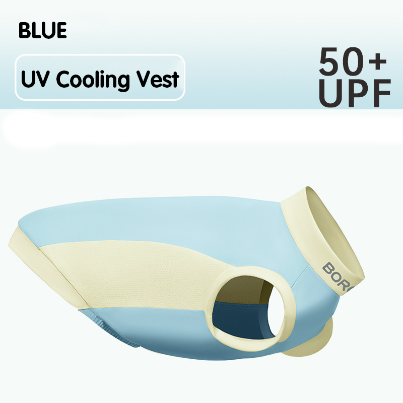 Lente/zomer koelshirt voor honden Professioneel UV-blokkerend koelende hondenkleding voor kleine middelgrote honden Verstelbare rug Zacht huisdiervest: L / Black