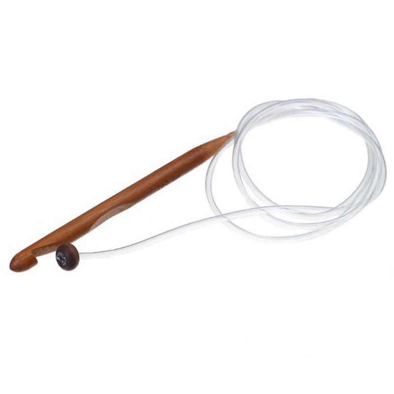 Bamboo Flexible Afghan Tunisian Carpet Crochet Hooks Needles At Random Transparent Natural Bamboo Flexible Afghan Tunisian Car