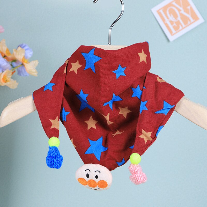 Sciarpa per bambina inverno autunno dolce stampa sciarpa per bambini sciarpa per bambini in cotone caldo antivento sciarpa a triangolo abbigliamento per bambini: 03