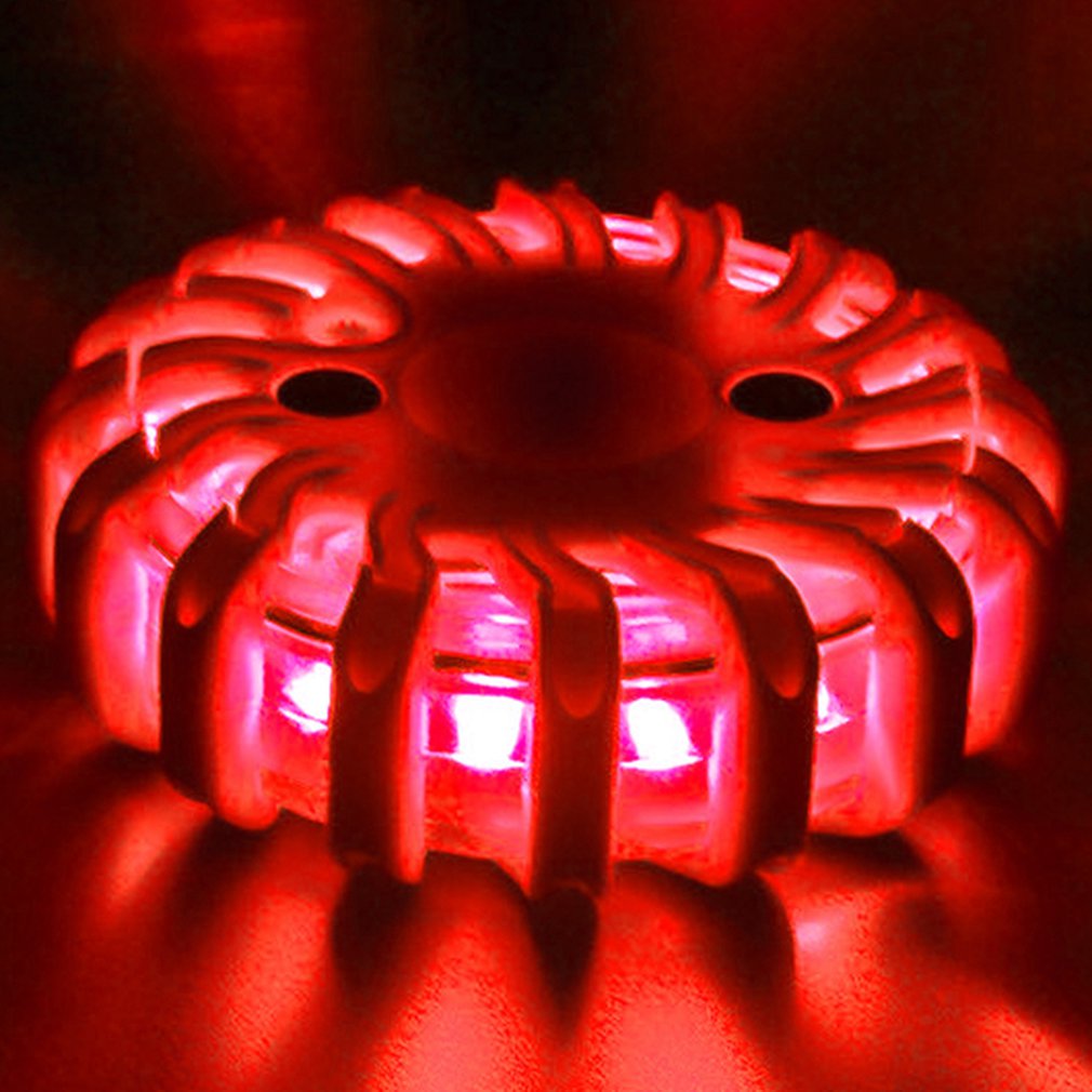 2pcs LED Warning Light Multi-functional LED Indicator Lights AAA Powered Traffic Safety Warning Indicator Lightings