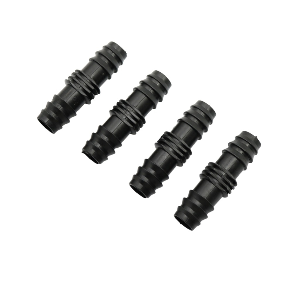 Garden 1/2 Inch Hose Barbed Straight Connector Agriculture Garden Irrigation Quick Connector Water Adapter 20 Pcs