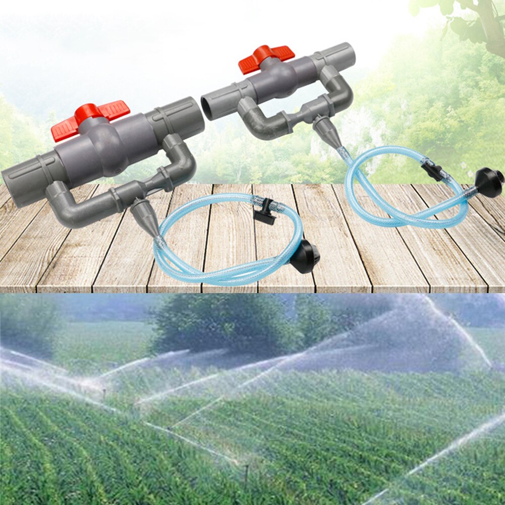 32/40/50/63Mm Venturi Buis Tuinieren Irrigatie Meststof Roterende Sprinklers Breken Water Saving Tuin Irrigatie sprinkler