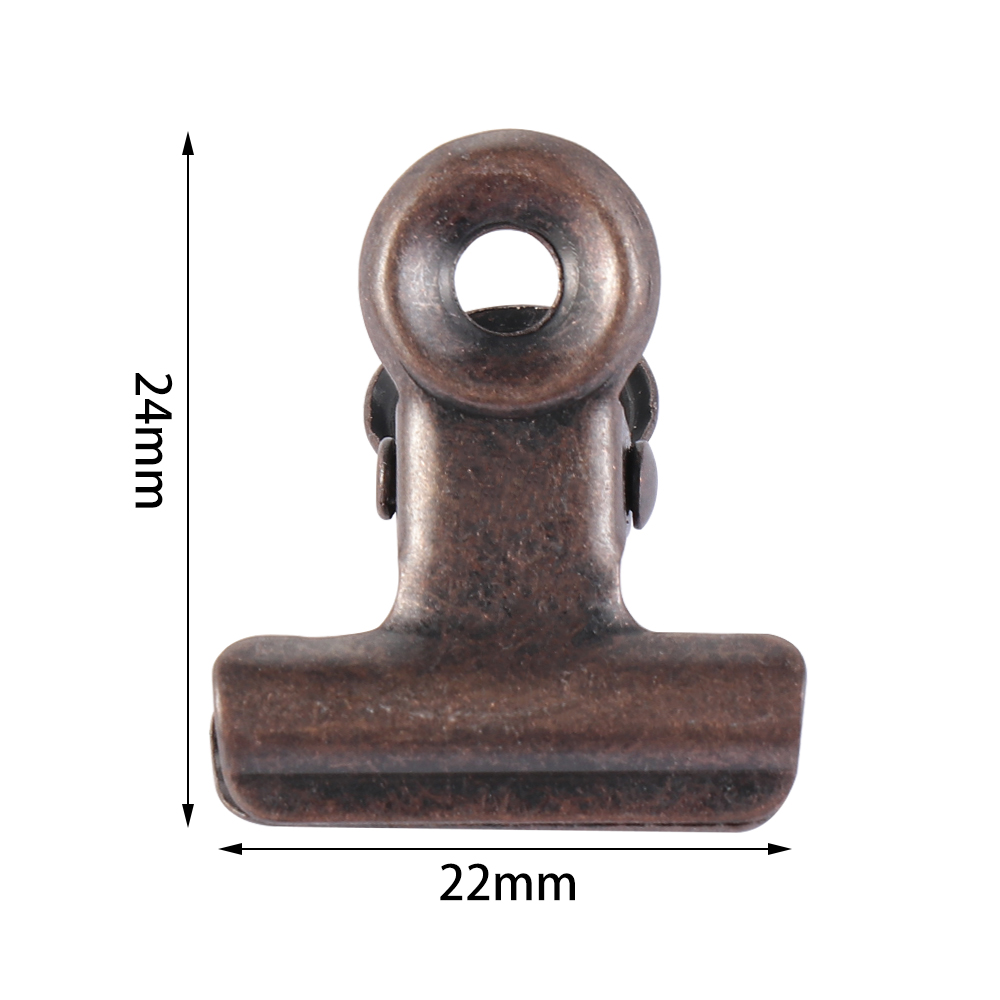 6/5Pcs Stainless Steel Binder Clip Metal Bag Clips Letter Paper Photo File Clamps Calendar Food Sealing Tools Kitchen Supplies