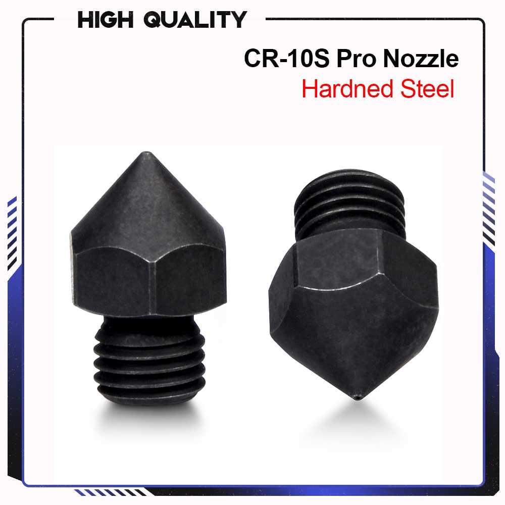 CR-10S Pro Nozzle Gehard Staal M6 Draad 3D Printer Onderdelen Voor Hotend 1.75Mm Filament J-Head Cr10S Pro warmte Blok Ender3