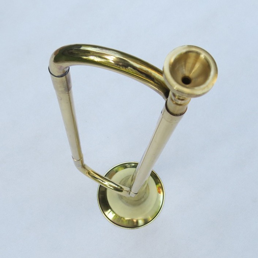 Udsøgt gylden messing mini bugle trompet horn til elevbandskole