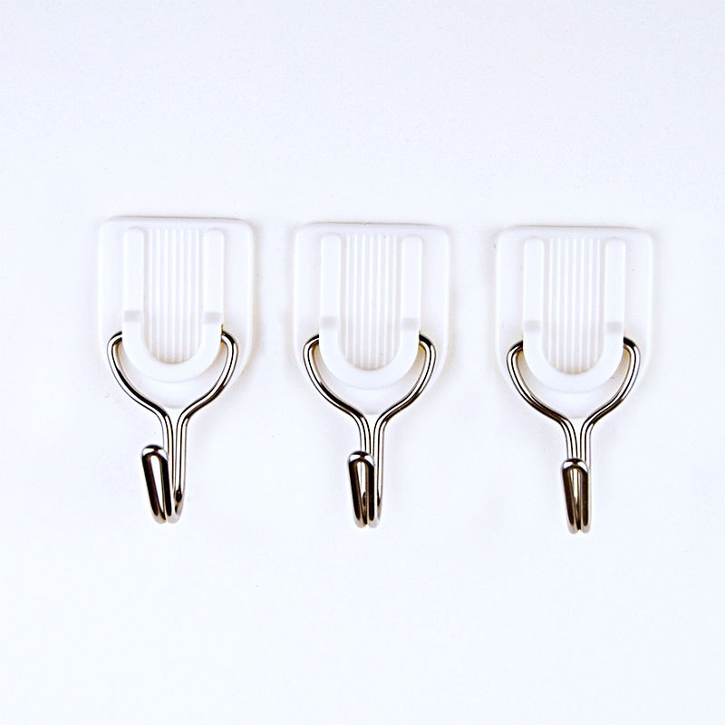6PCS Strong Adhesive Self Bathroom Kitchen Hooks for Hanging Adhesive Hooks Stick On Wall Hanging Door Towel Holder Wall Hanger