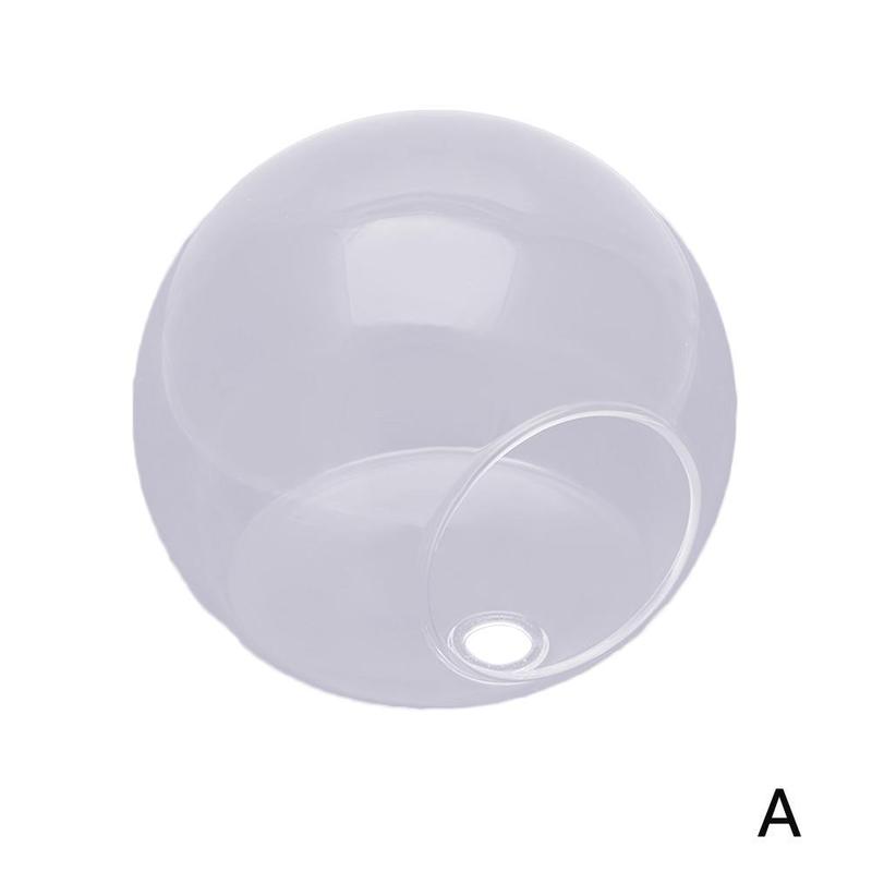 Pot Plant Wall Hanging Fish Bowl Aquarium Tank Aquatic Pet Supplies Mounted Acrylic Round Tank Transparency Bowls Home Decor: 10cm Transparent