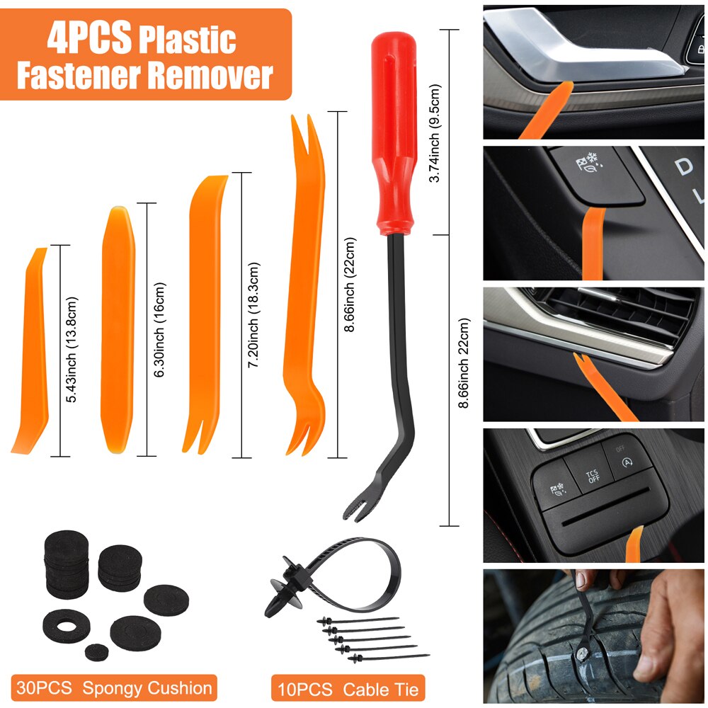 Gemengde Auto Fastener Clip Auto Body Push Retainer Pin Klinknagel Bumper Portierbekleding Retainer Fastener Kit Auto Accessoires