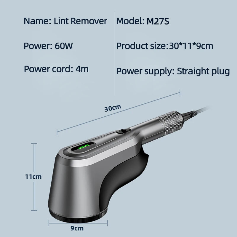 60W Lint Remover Spool Machine Commercial Hairball Trimmer Clothes Electric Lint Remover Dry Cleaners Shaving Ball