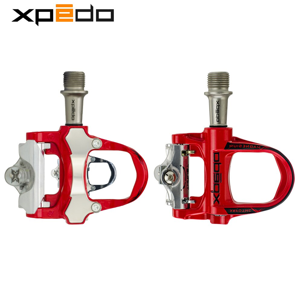 Pedale senza clip della bicicletta della strada di Xpedo XRF07MC con 2 coppie guarda il pedale 235 g/paia della lega del magnesio di autobloccante dei tacchetti compatibili di Keo