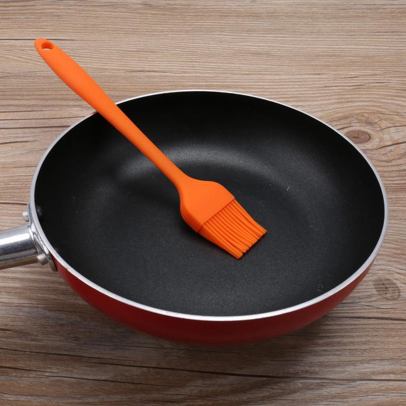 Small Silicone Pastry Brush Baking BBQ Basting Brush Baking Oil Brush Clear Handle Kitchen Cooking Baking Basting Tools
